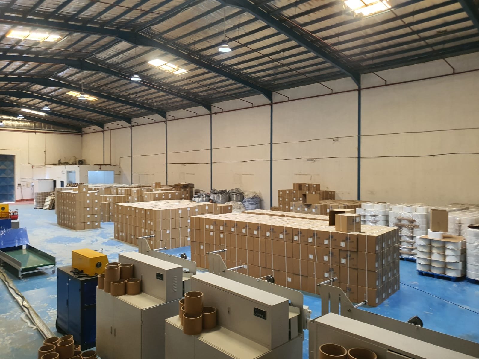 خلفية صور المصنع ومنتجات أشرطة البولي بروبلين